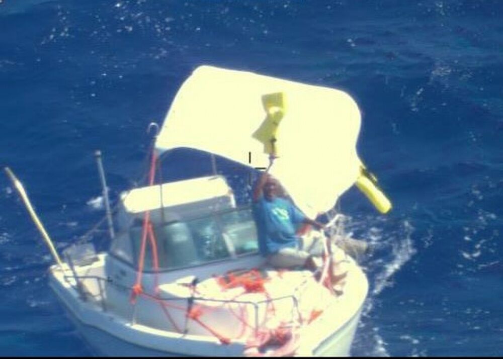 Coast Guard, partners rescue 2 fishermen from overdue fishing vessel off Tinian